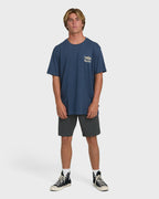 Billabong Crossboards Premium Tee-Dark Denim
