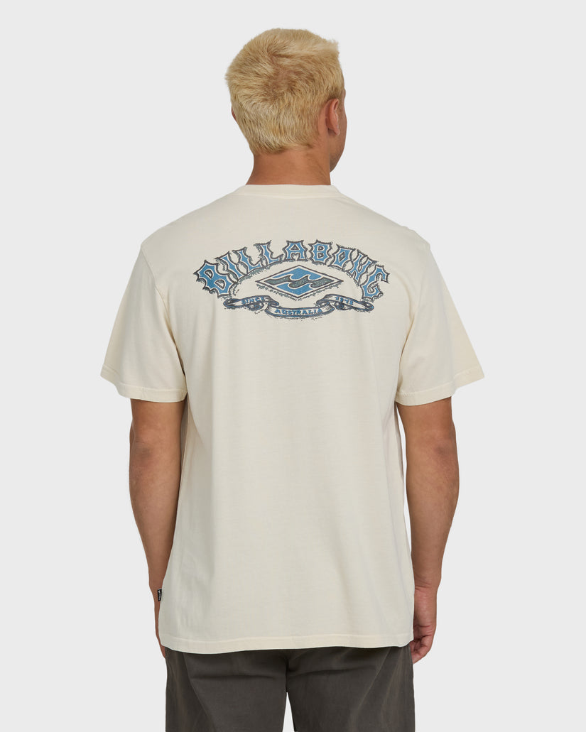 Billabong Heritage Arch WW Premium Tee-Oatmeal