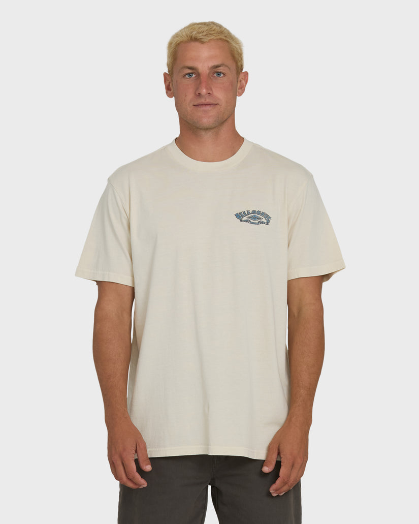 Billabong Heritage Arch WW Premium Tee-Oatmeal