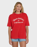 Billabong I Will Travel Tee-Fiesta Red
