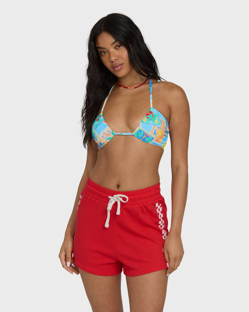 Billabong Vacay Forever Knit Shorts-Fiesta Red