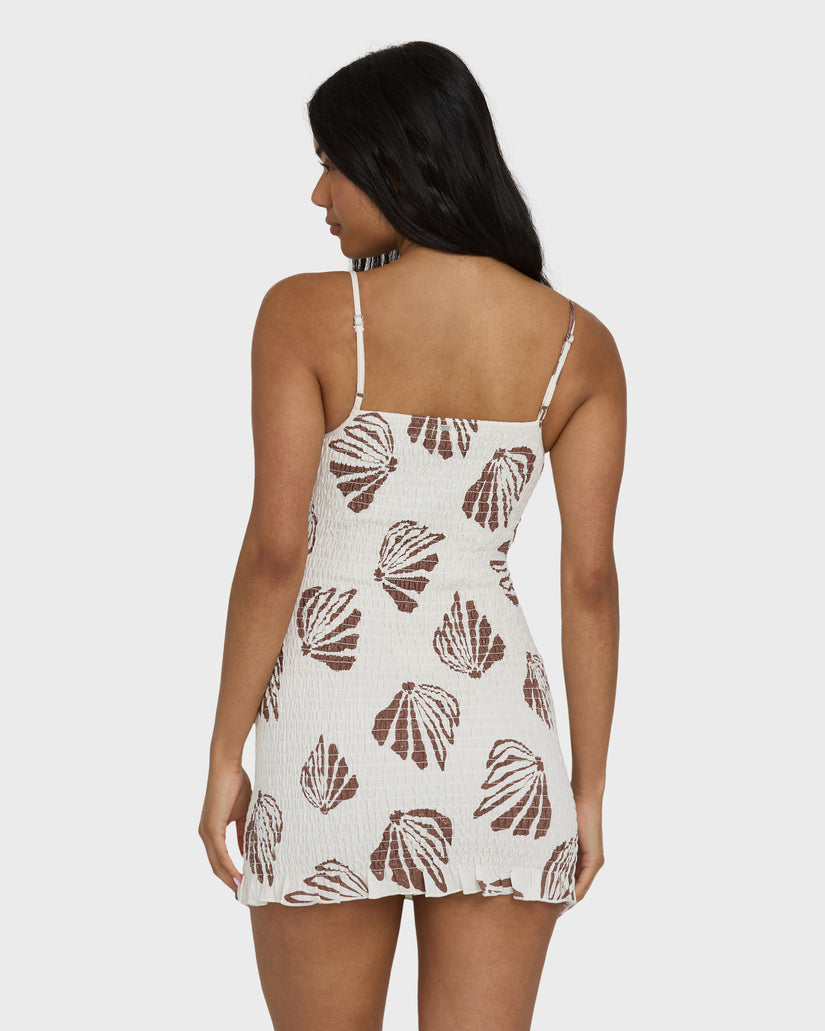 Billabong So Bright Mini Dress-Salt Crystal
