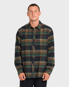 Billabong Coastline Flannel L/S Shirt-Black