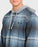 Billabong Baja Flannel L/S Shirt-Dark Denim