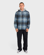 Billabong Baja Flannel L/S Shirt-Dark Denim