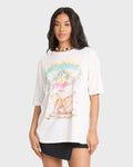 Billabong Pour Your Heart Tee-Salt Crystal