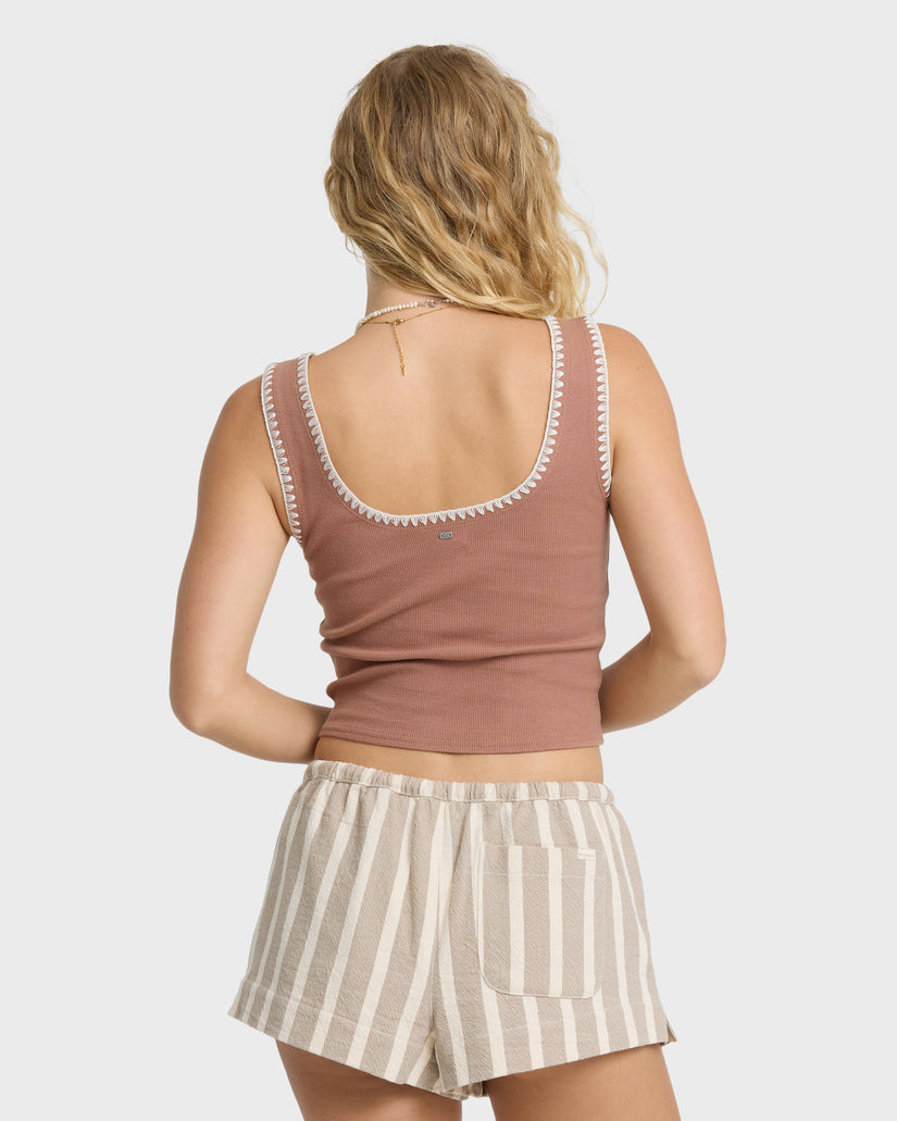 Billabong Shell Time Tank-Sugar Almond