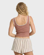 Billabong Shell Time Tank-Sugar Almond