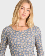 Billabong Reese L/S Shirt-Blue Smoke