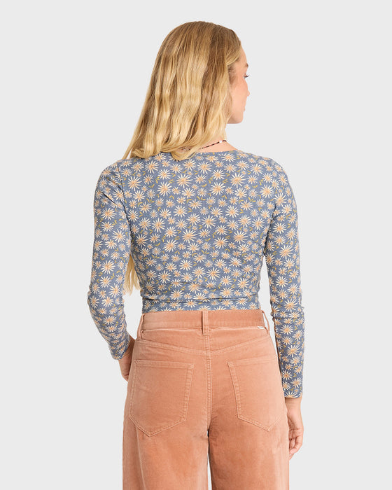 Billabong Reese L/S Shirt-Blue Smoke
