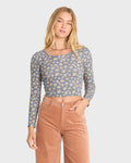 Billabong Reese L/S Shirt-Blue Smoke