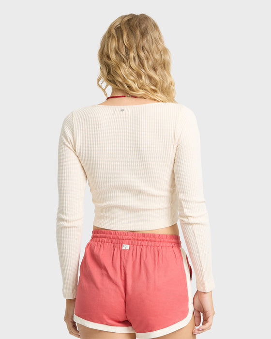 Billabong Paxton Knit L/S Shirt-White Cap