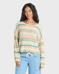 Billabong Lit Light Sweater-Smoke Green