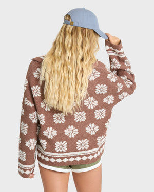 Billabong Early Days Sweater-Espresso— Alternate View