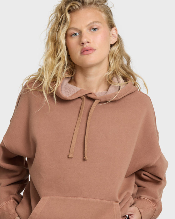 Billabong All Stacked PO Hooded Sweatshirt-Sugar Almond