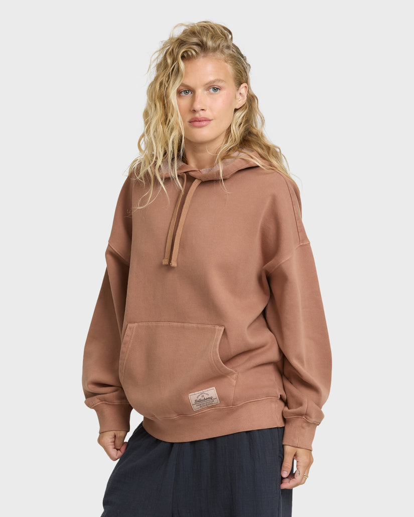 Billabong All Stacked PO Hooded Sweatshirt-Sugar Almond