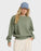 Billabong Vibes Kendal Crew Sweatshirt-Army Green