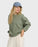 Billabong Vibes Kendal Crew Sweatshirt-Army Green