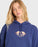Billabong Find Paradise Palm Hooded Sweatshirt-True Navy