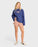 Billabong Find Paradise Palm Hooded Sweatshirt-True Navy
