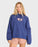 Billabong Find Paradise Palm Hooded Sweatshirt-True Navy