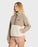 Billabong Horizon Sherpa Mock Neck Jacket-Cobblestone