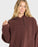 Billabong Time Out Sherpa Hooded Sweatshirt-Espresso