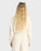 Billabong Palm 73 Zip Hooded Fleece Sweatshirt-White Cap