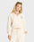 Billabong Palm 73 Zip Hooded Fleece Sweatshirt-White Cap