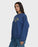 Billabong Surf Camp Heritage Palm Crew Fleece Sweatshirt-True Navy