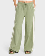 Billabong Wave Stamp Knit Pants-Army Green