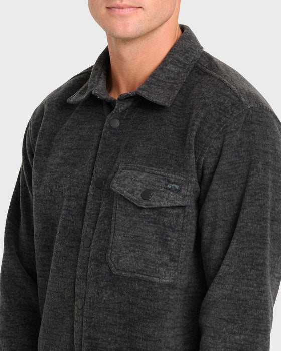 Billabong Furnace Flannel L/S Shirt-Black