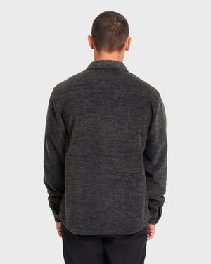 Billabong Furnace Flannel L/S Shirt-Black— Alternate View