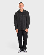 Billabong Furnace Flannel L/S Shirt-Black