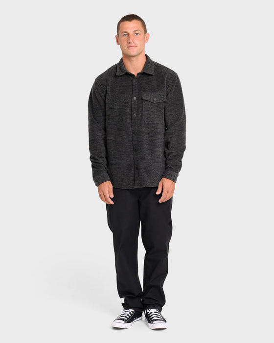 Billabong Furnace Flannel L/S Shirt-Black
