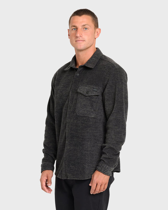 Billabong Furnace Flannel L/S Shirt-Black