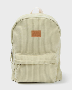 Billabong Schools Out Cord Backpack-Smoke Green