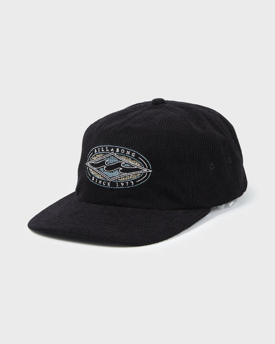 Billabong Heritage Strapback Hat-Black