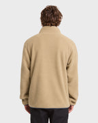 Billabong Alpine Mock Neck Zip Jacket-Pale Khaki