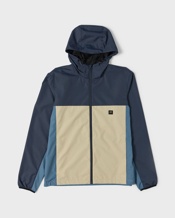 Billabong Timberwood Windbreaker Jacket-Blue Graphite