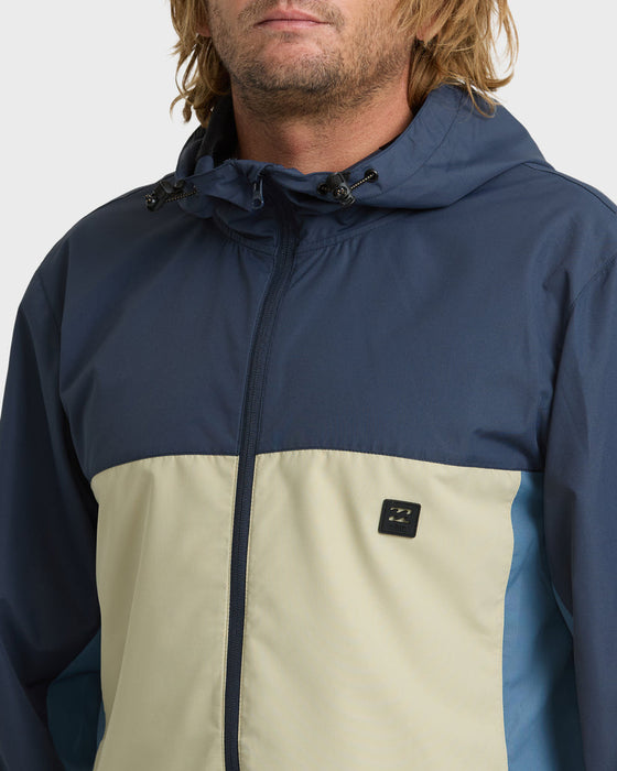 Billabong Timberwood Windbreaker Jacket-Blue Graphite