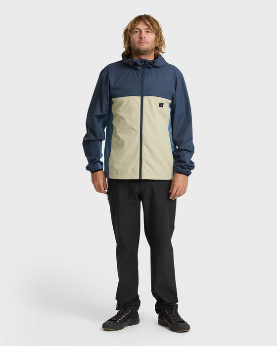 Billabong Timberwood Windbreaker Jacket-Blue Graphite