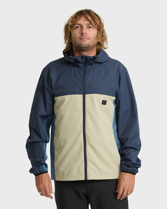 Billabong Timberwood Windbreaker Jacket-Blue Graphite