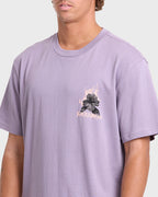 Billabong Tear Premium Tee-Purple Ash
