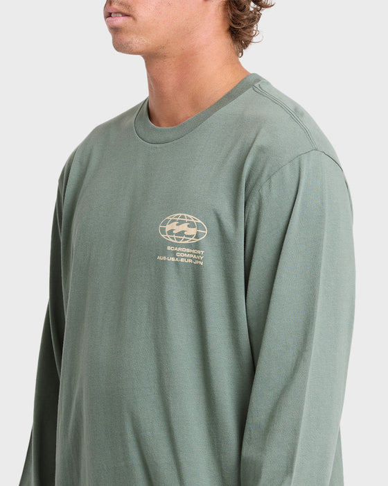 Billabong Coordinates Adiv Premium L/S Tee-Laurel Wreath