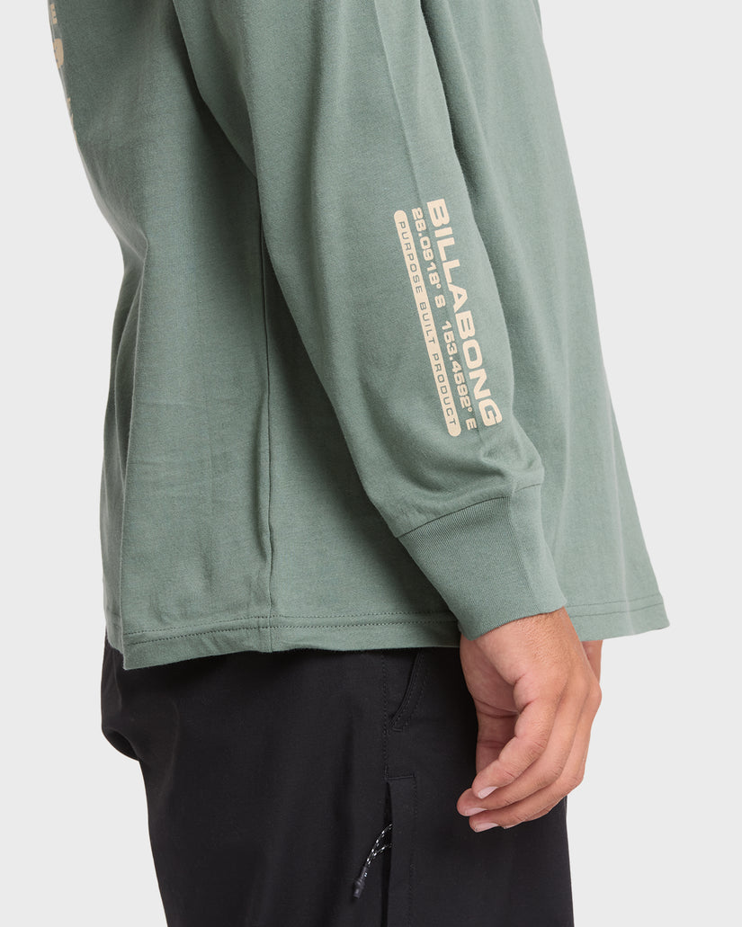 Billabong Coordinates Adiv Premium L/S Tee-Laurel Wreath