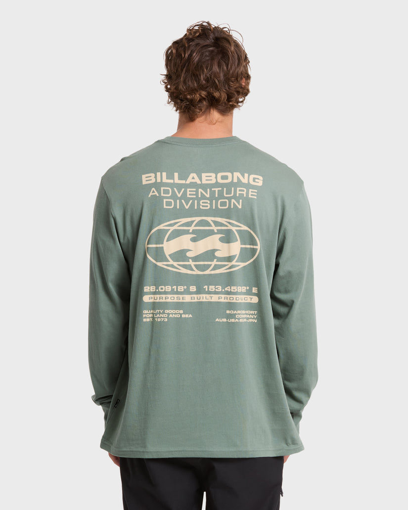 Billabong Coordinates Adiv Premium L/S Tee-Laurel Wreath
