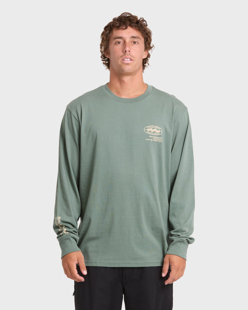 Billabong Coordinates Adiv Premium L/S Tee-Laurel Wreath