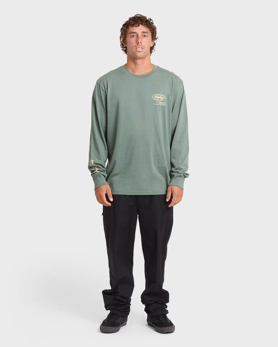 Billabong Coordinates Adiv Premium L/S Tee-Laurel Wreath
