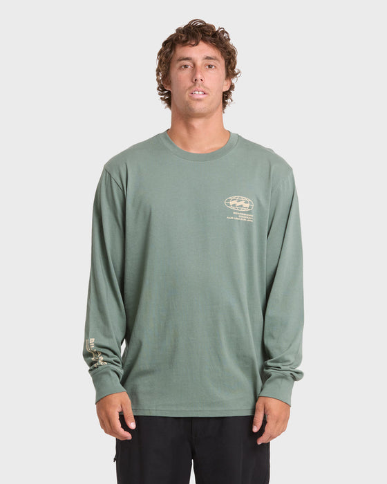Billabong Coordinates Adiv Premium L/S Tee-Laurel Wreath